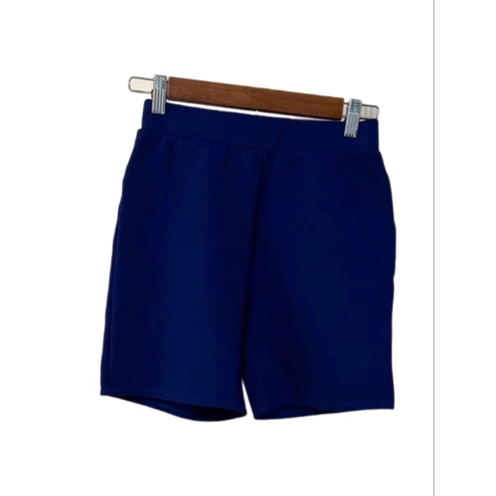 superdown Biker Shorts Women S Blue Excellent High Waisted Stretch Athleisure